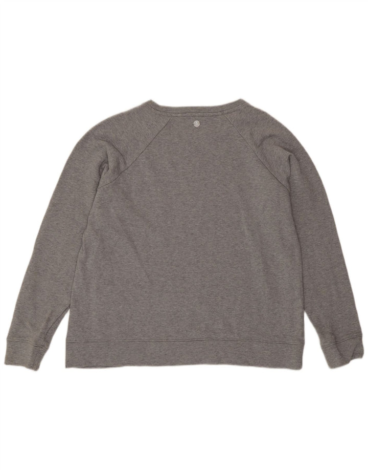 Γυναικεία γραφική φούτερ Barbour Jumper UK 16 Large Grey Cotton