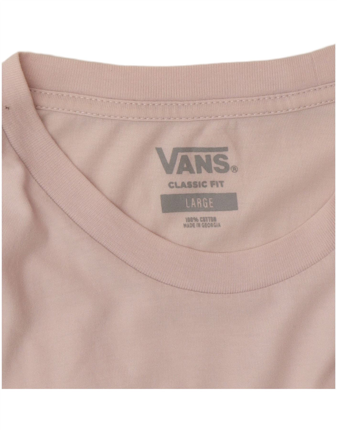 Ανδρικό T-Shirt Vans Classic Fit Top μεγάλο ροζ βαμβακερό