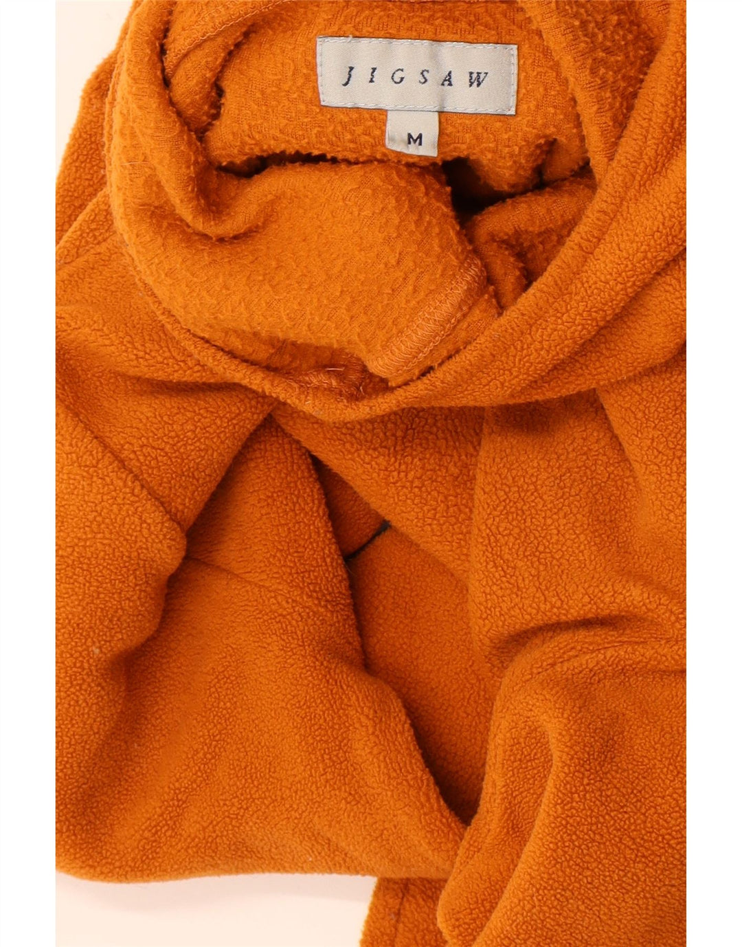 Γυναικείο Jigsaw Hooded Fleece Jumper UK 14 Medium Orange