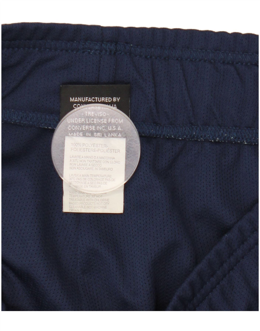Ανδρικό αθλητικό σορτς Converse, μεσαίο μπλε ναυτικό, πολυεστέρας