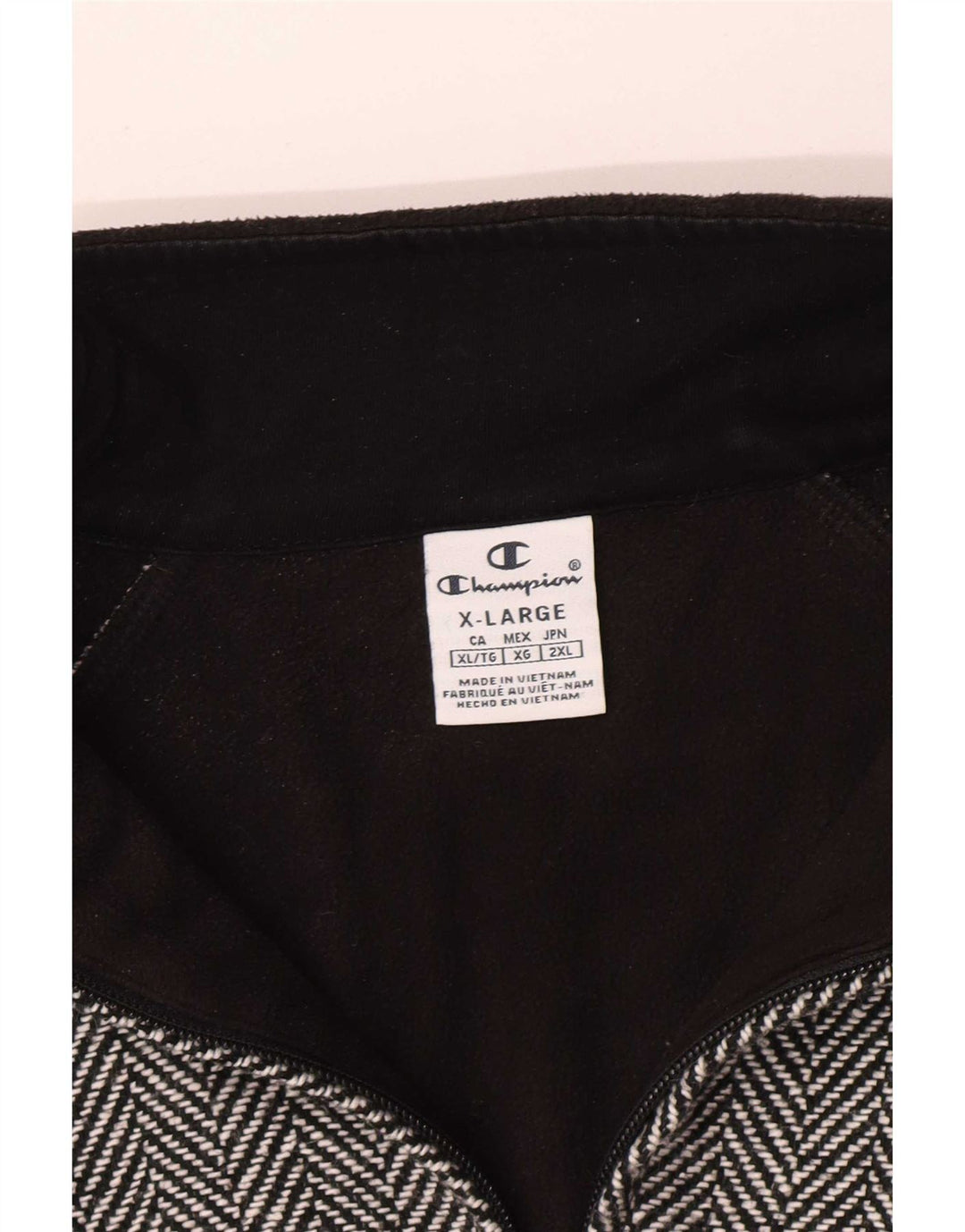 Champion Womens Bomber Jacket UK 18 XL Black Ψαροκόκαλο