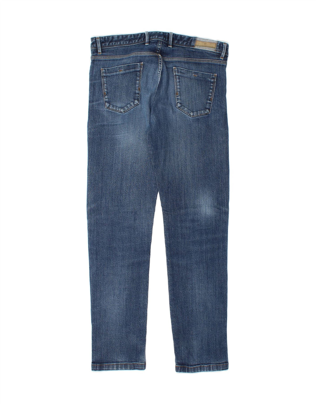 MASSIMO DUTTI Mens Distressed Slim Jeans EU 40 Medium W32 L30 Blue Cotton Vintage Massimo Dutti and Second-Hand Massimo Dutti from Messina Hembry 