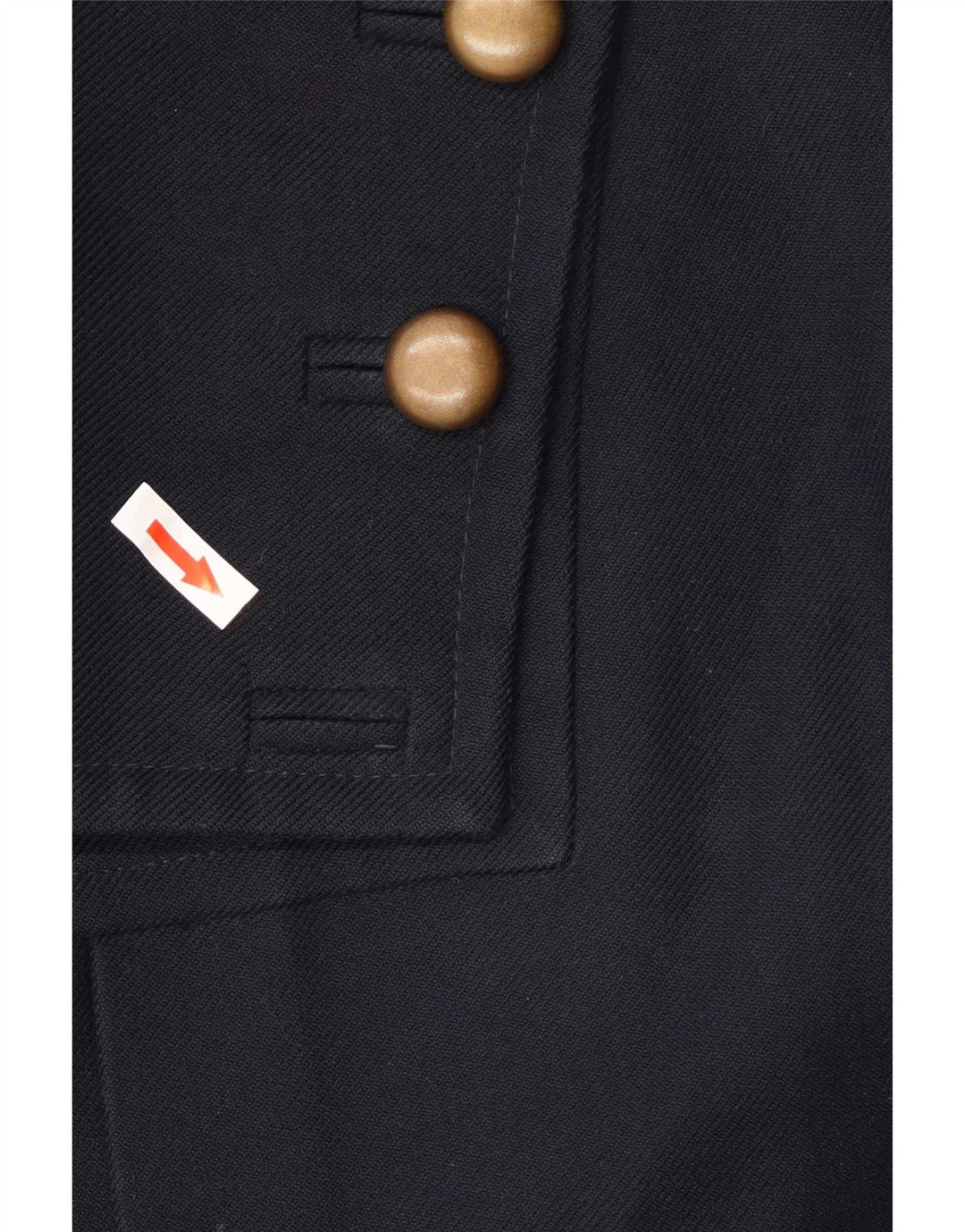 French Connection Γυναικείο παλτό μπιζελιού UK 12 Medium Navy Blue Polyester