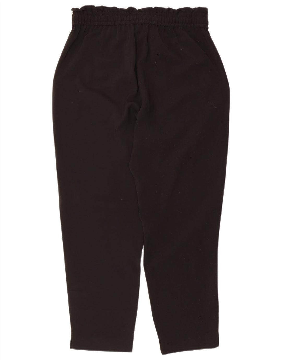 Zara Γυναικείο Tapered Cropped Παντελόνι Medium W28 L25 Μαύρο Πολυεστέρας