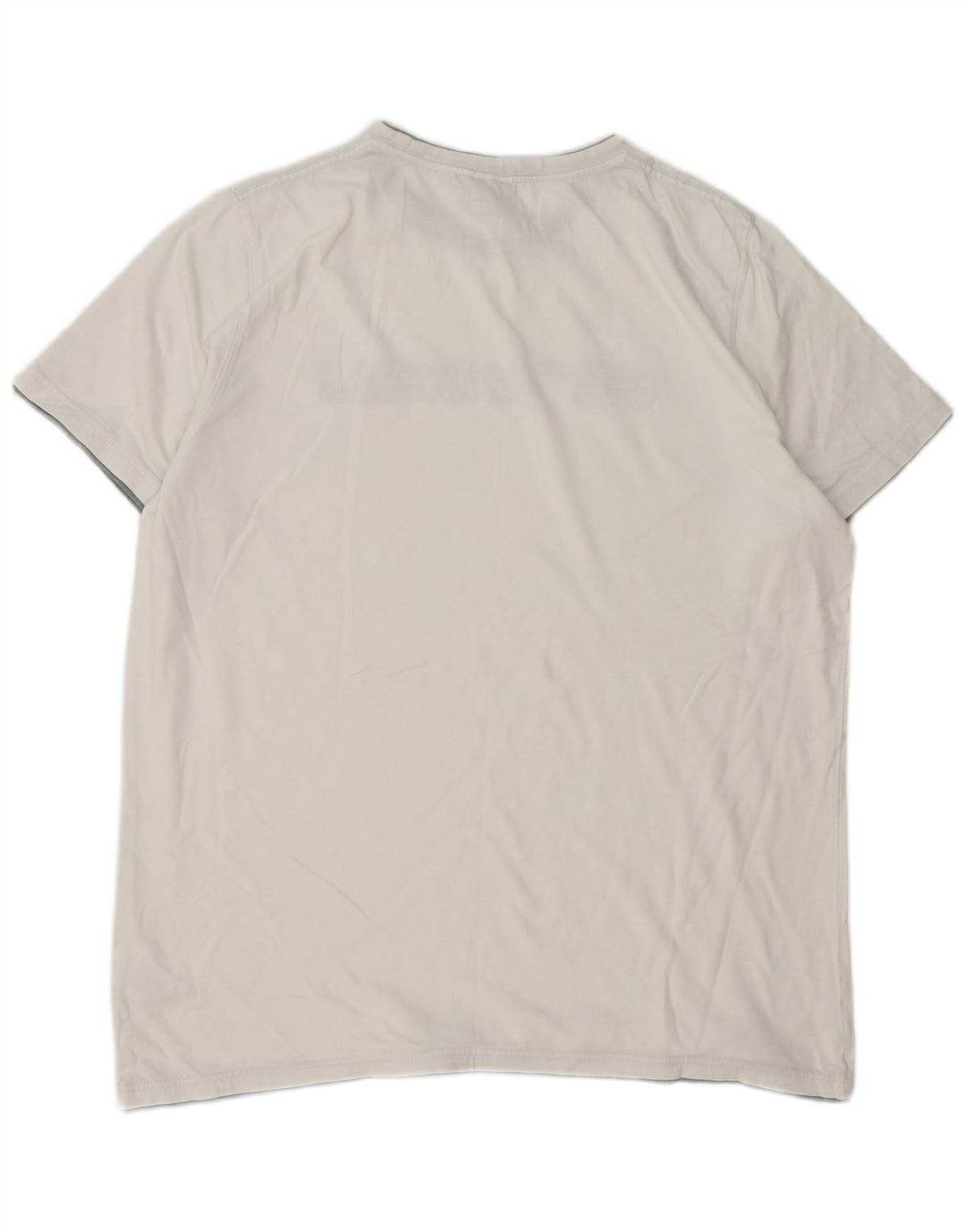 Ανδρικό Animal Graphic T-Shirt Top μεγάλο λευκό βαμβακερό