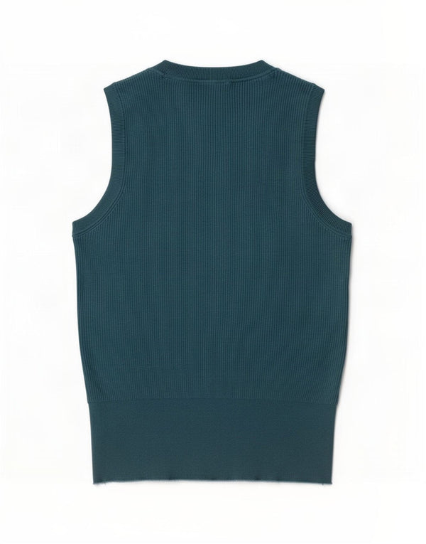 Marks & Spencer Γυναικείο γιλέκο Tank Top UK 16 Large Blue Viscose