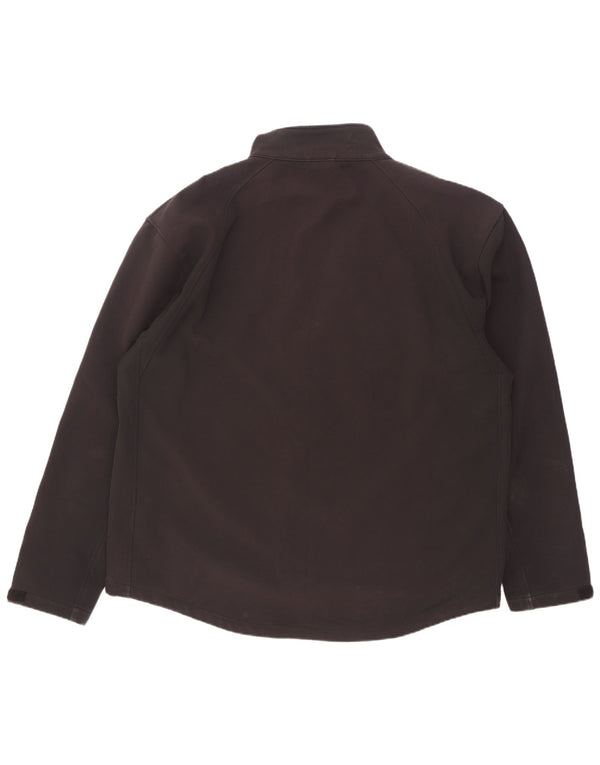 Russell Αθλητικό Ανδρικό Μπουφάν Windbreaker UK 46 3XL Μαύρο Πολυεστέρας
