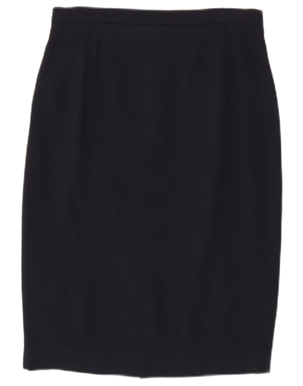 Luisa Spagnoli Γυναικεία Ψηλόμεση Pencil Φούστα IT 46 Large W30 Navy Blue