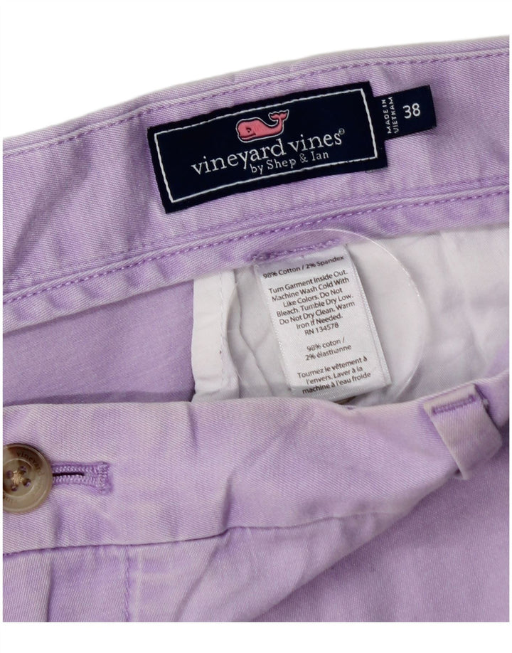 VINEYARD VINES Ανδρικό σορτς Chino W38 XL Μωβ βαμβακερό