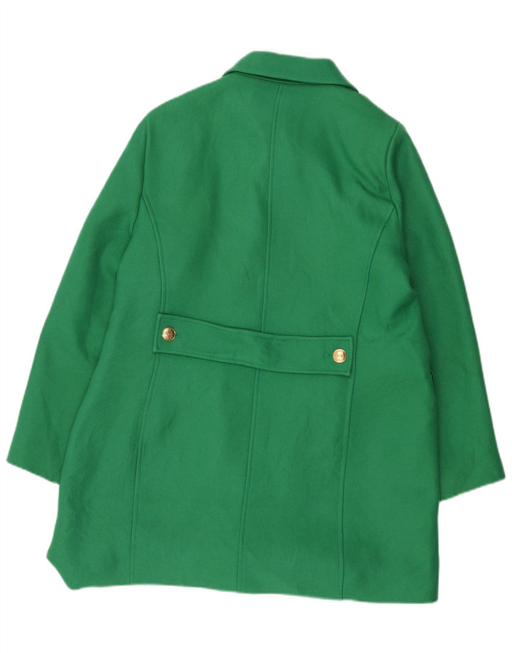 Zara Γυναικείο Παλτό UK 18 XL Green Polyester