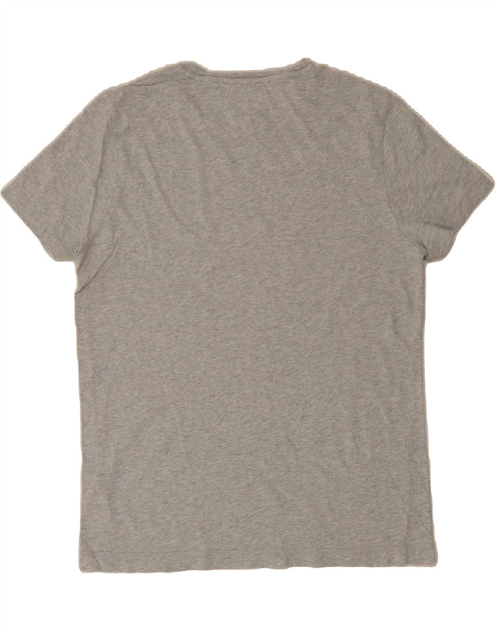 TOMMY HILFIGER Mens T-Shirt Top Large Grey Cotton Vintage Tommy Hilfiger and Second-Hand Tommy Hilfiger from Messina Hembry 