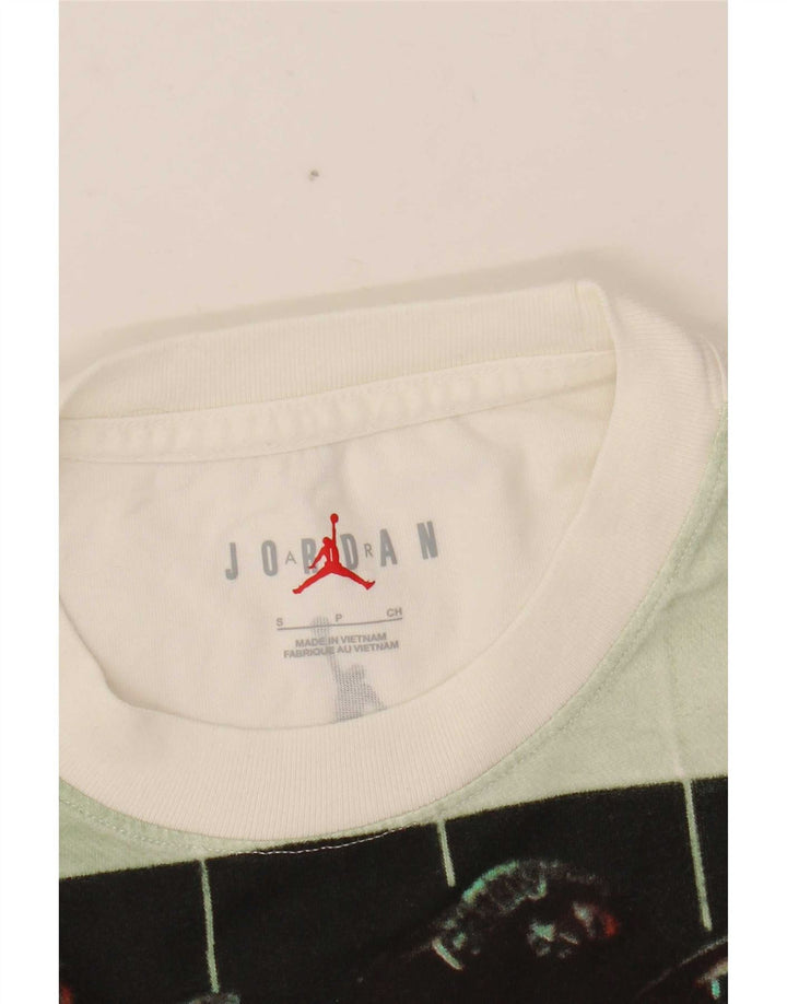 Jordan Ανδρικό γραφικό T-Shirt Michael Jordan Top Small White