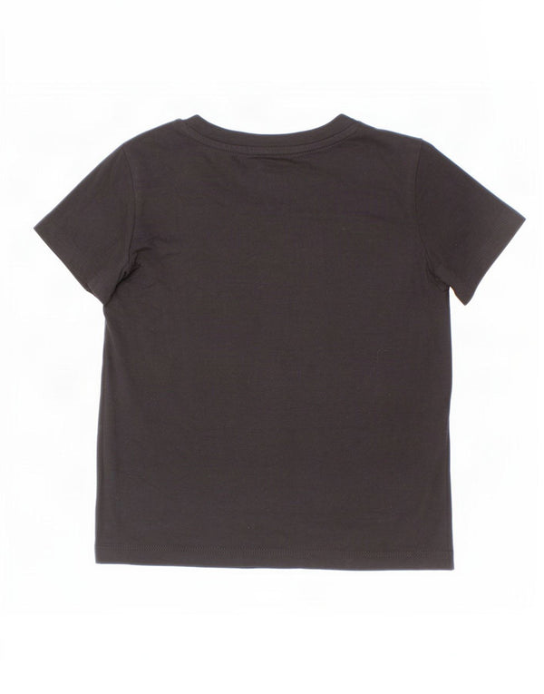 Kappa Boys Graphic T-Shirt Top 5-6 Years Μαύρο Βαμβακερό
