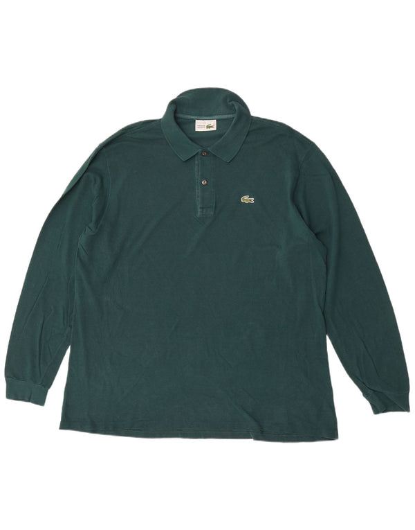 Lacoste Ανδρικό μακρυμάνικο μπλουζάκι πόλο 7 2XL Πράσινο βαμβακερό