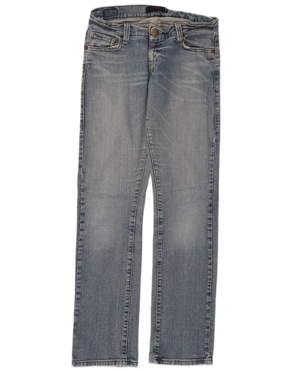 LEVI'S Γυναικείο 504 τζιν ίσιο με κλίση US 5 Medium W28 L31 Μπλε βαμβακερό