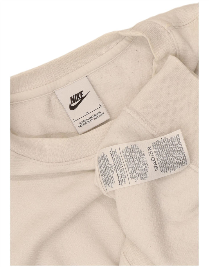 Ανδρικό φούτερ Nike Jumper, μεγάλο λευκό βαμβακερό