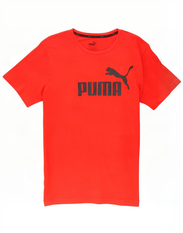 Puma Mens Graphic T-Shirt Top Large Red Cotton