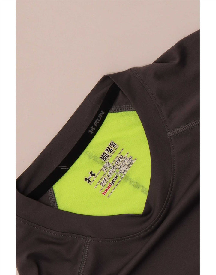 Ανδρικό μπλουζάκι Under Armour Heat Gear Top Medium Grey Colourblock