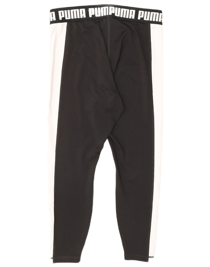 Γυναικεία γραφικά κολάν Puma UK 16 Large Black Polyester Sports