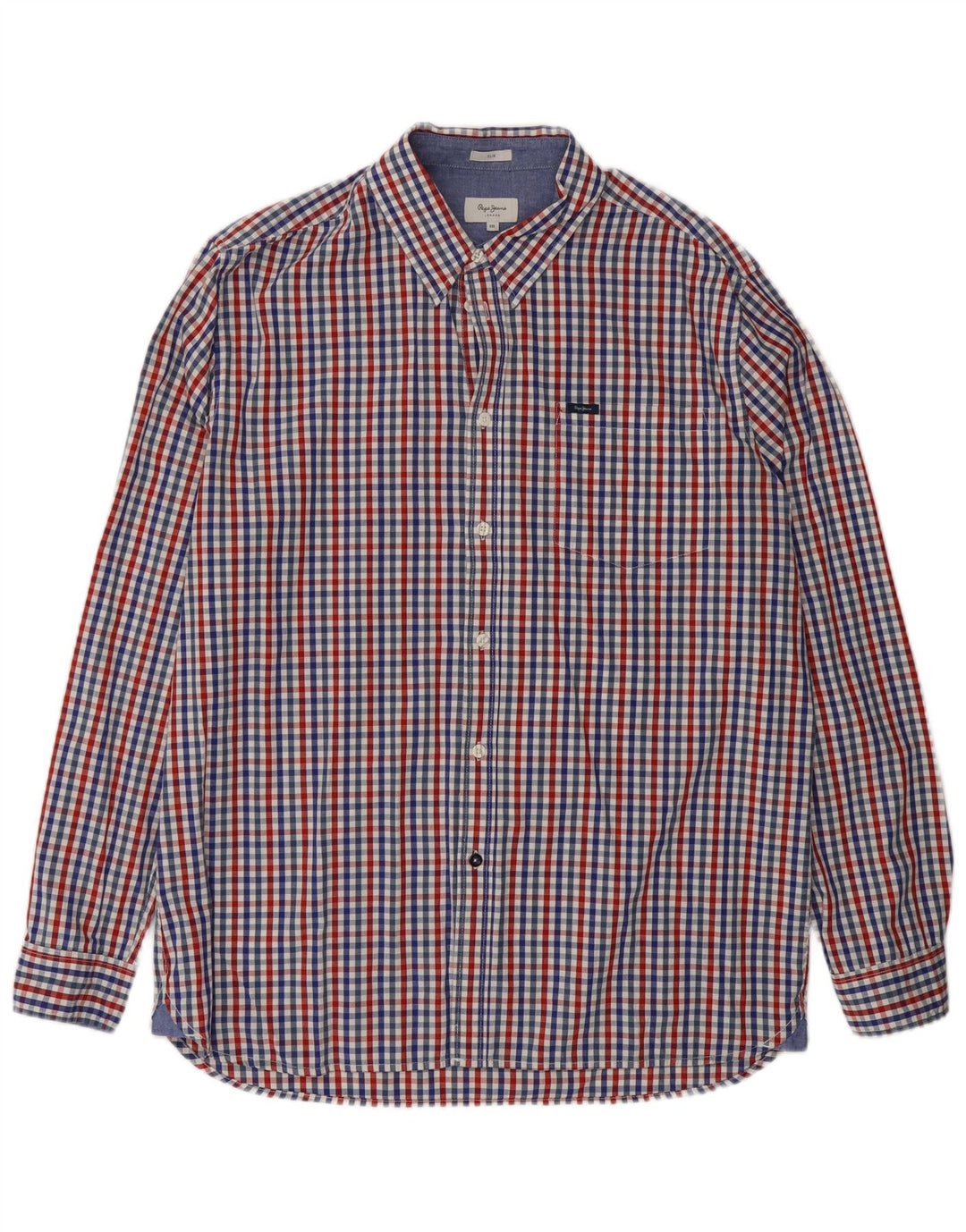 Πουκάμισο PEPE JEANS Ανδρικό Slim 2XL Πολύχρωμο βαμβακερό Gingham