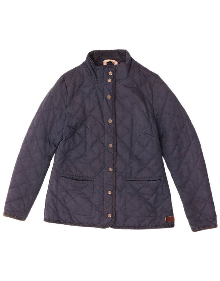 Γυναικείο καπιτονέ μπουφάν Fat Face UK 12 Medium Navy Blue Polyester