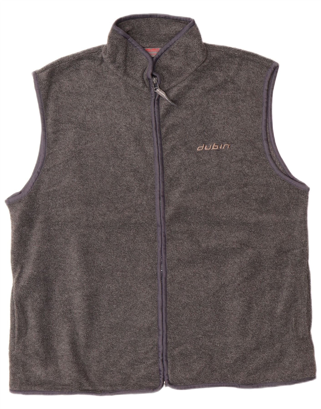 Vintage Ανδρικό Fleece Gilet UK 42 XL Γκρι Πολυεστέρας