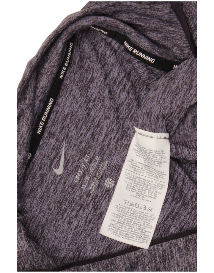 Μπλουζάκι με φερμουάρ Nike ανδρικό Dri Fit Μακρυμάνικο XS πολυεστέρας