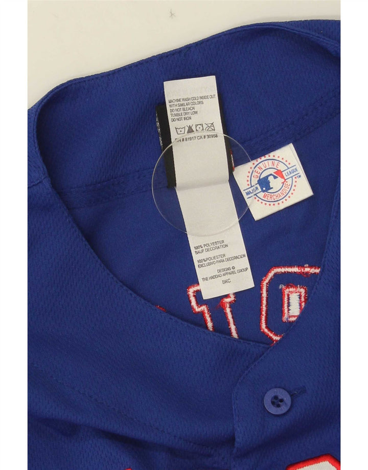 Nike Boys Rangers Graphic Jersey Top 13-14 Years XL Blue Polyester