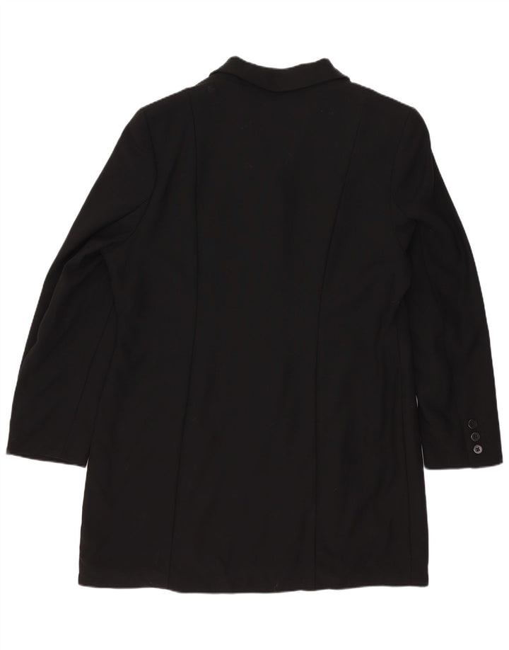 Marks & Spencer Γυναικείο Πανωφόρι UK 16 Large Black New Wool