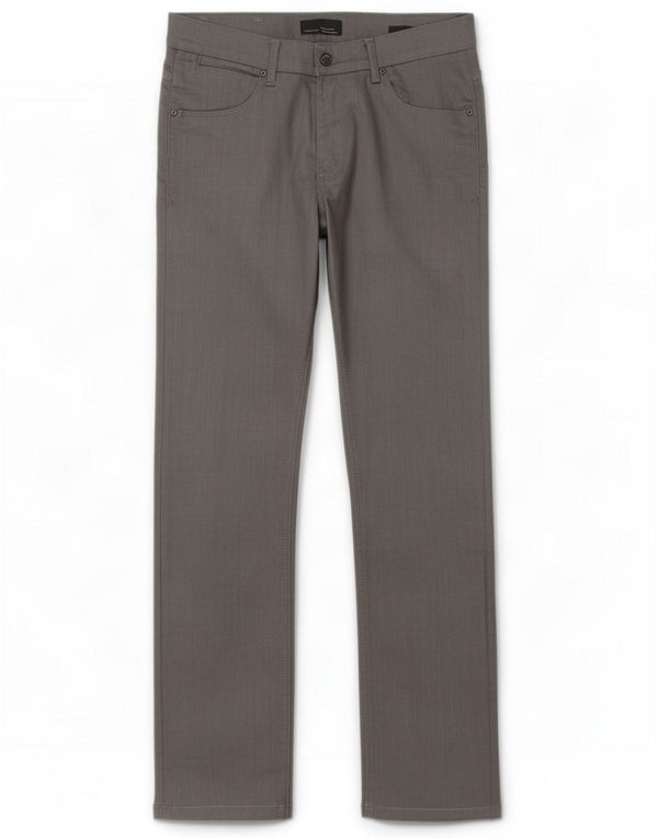Zara Ανδρικό ίσιο casual παντελόνι EU 40 Medium W31 L32 Γκρι βαμβακερό