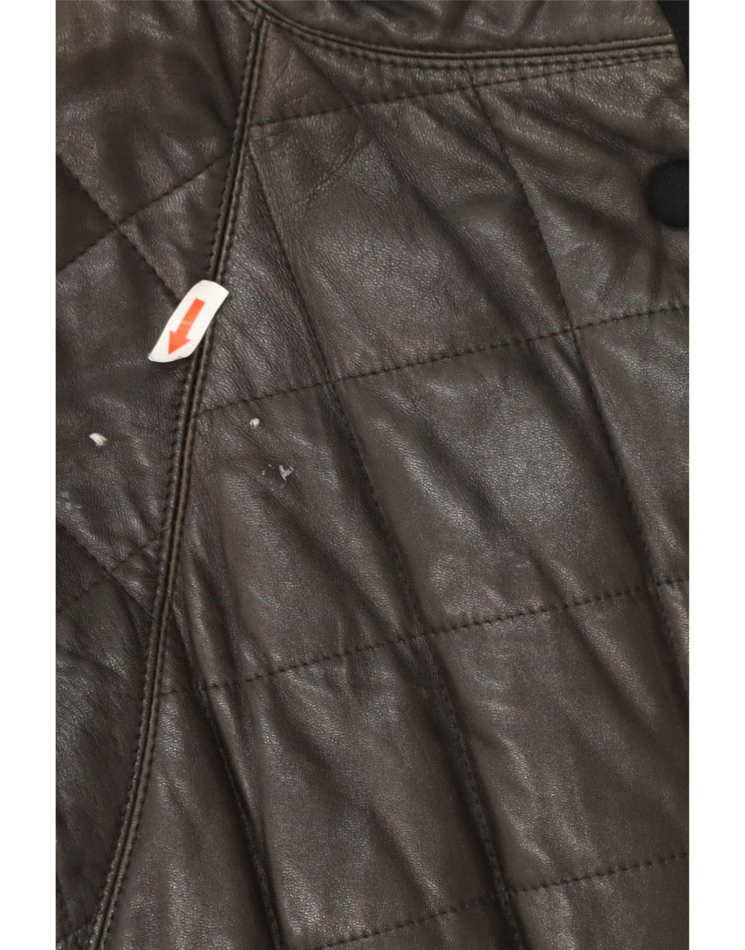 Vintage γυναικείο δερμάτινο παλτό UK 12 Medium Black