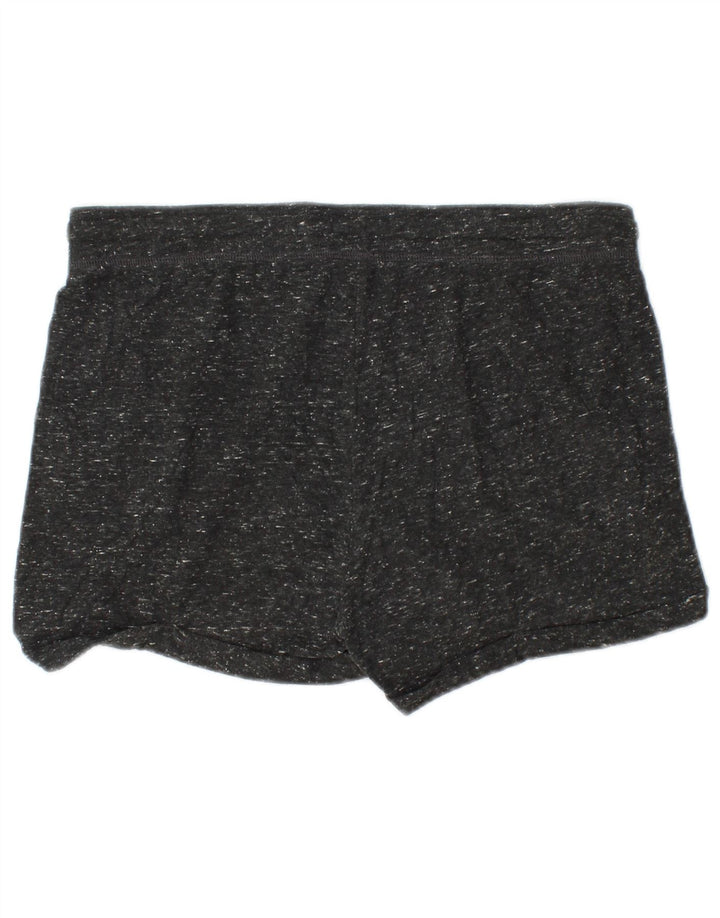 Jack Wills γυναικείο αθλητικό σορτς UK 8 Small Black Flecked Polyester