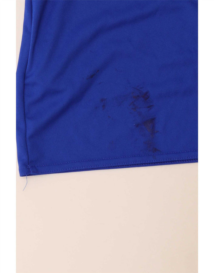Adidas Ανδρικό T-Shirt Climalite Top Large Blue Polyester