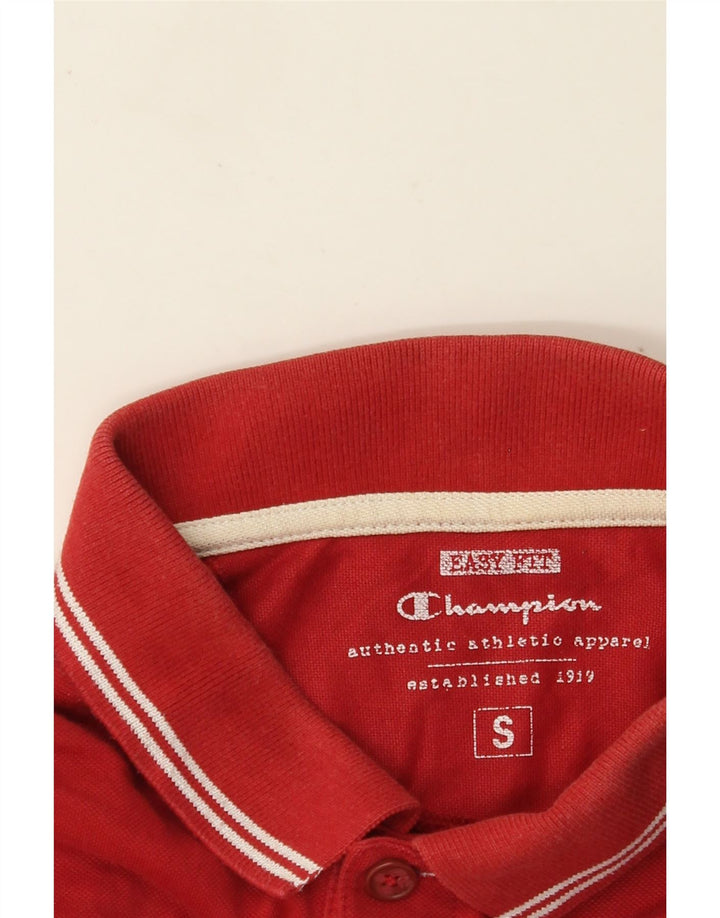 CHAMPION Ανδρικό πουκάμισο Polo Easy Fit Μικρό κόκκινο