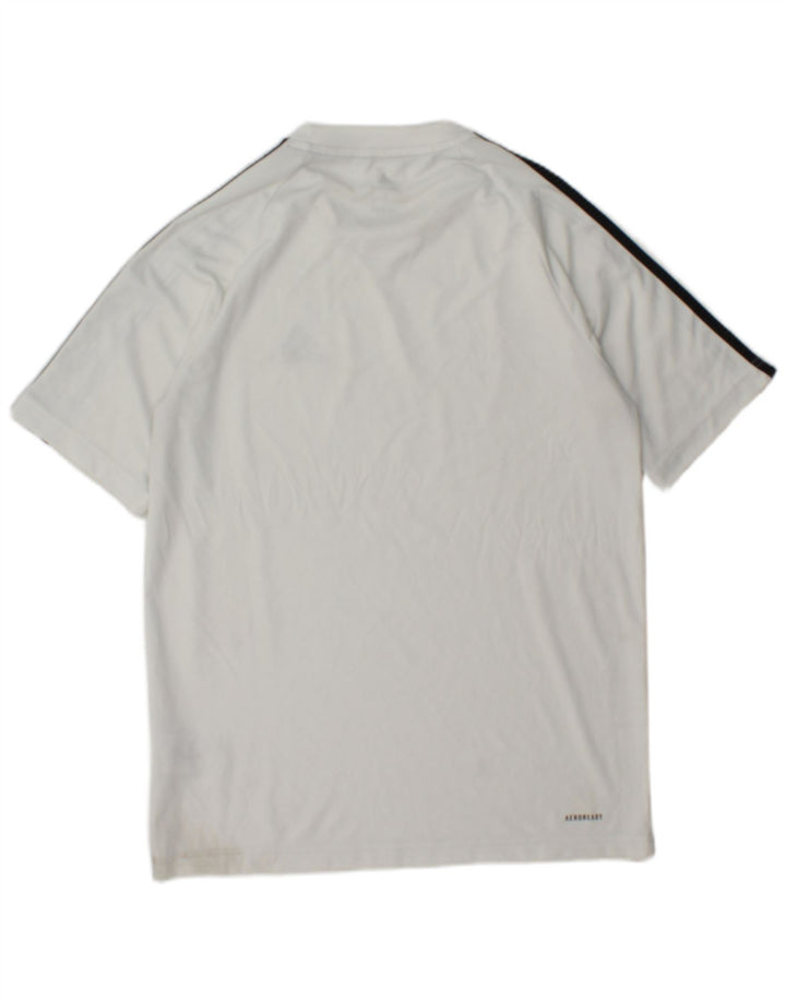 Adidas Ανδρικό T-Shirt Aeroready Top Small White Colourblock Polyester
