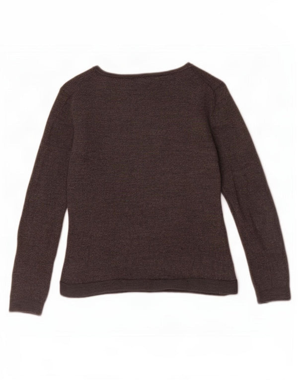 Massimo Dutti Girls Boat Neck Jumper πουλόβερ 7-8 ετών Γκρι μαλλί