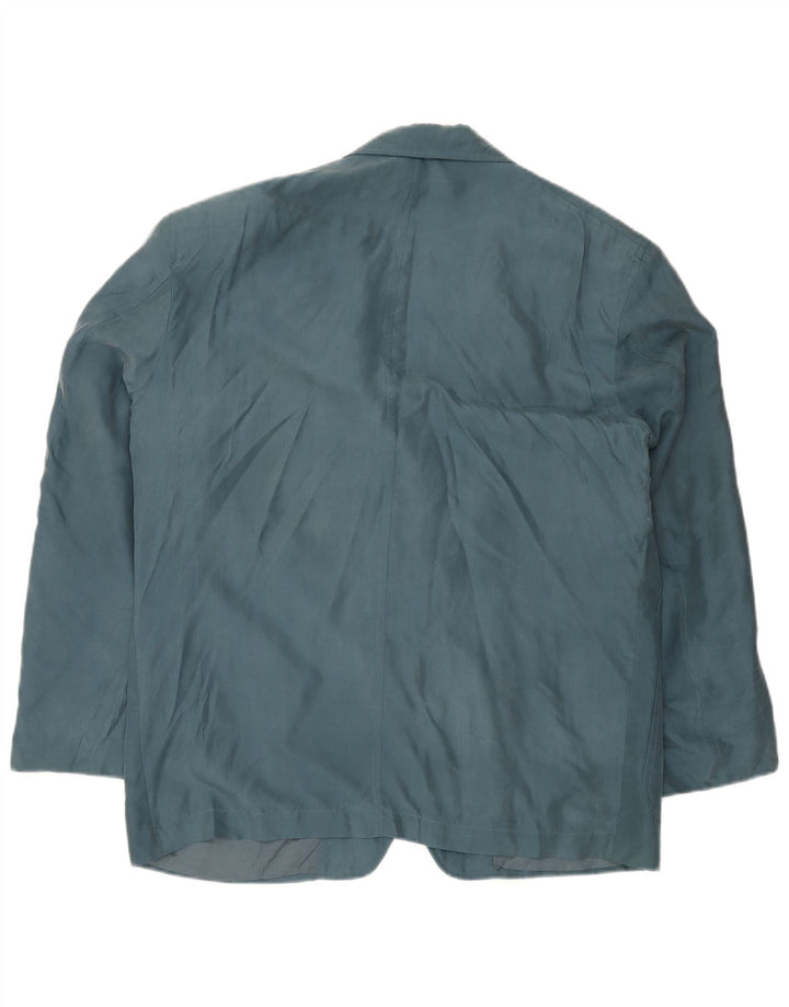 TRUSSARDI Ανδρικό σακάκι 2 κουμπιών Blazer IT 54 2XL Blue Silk