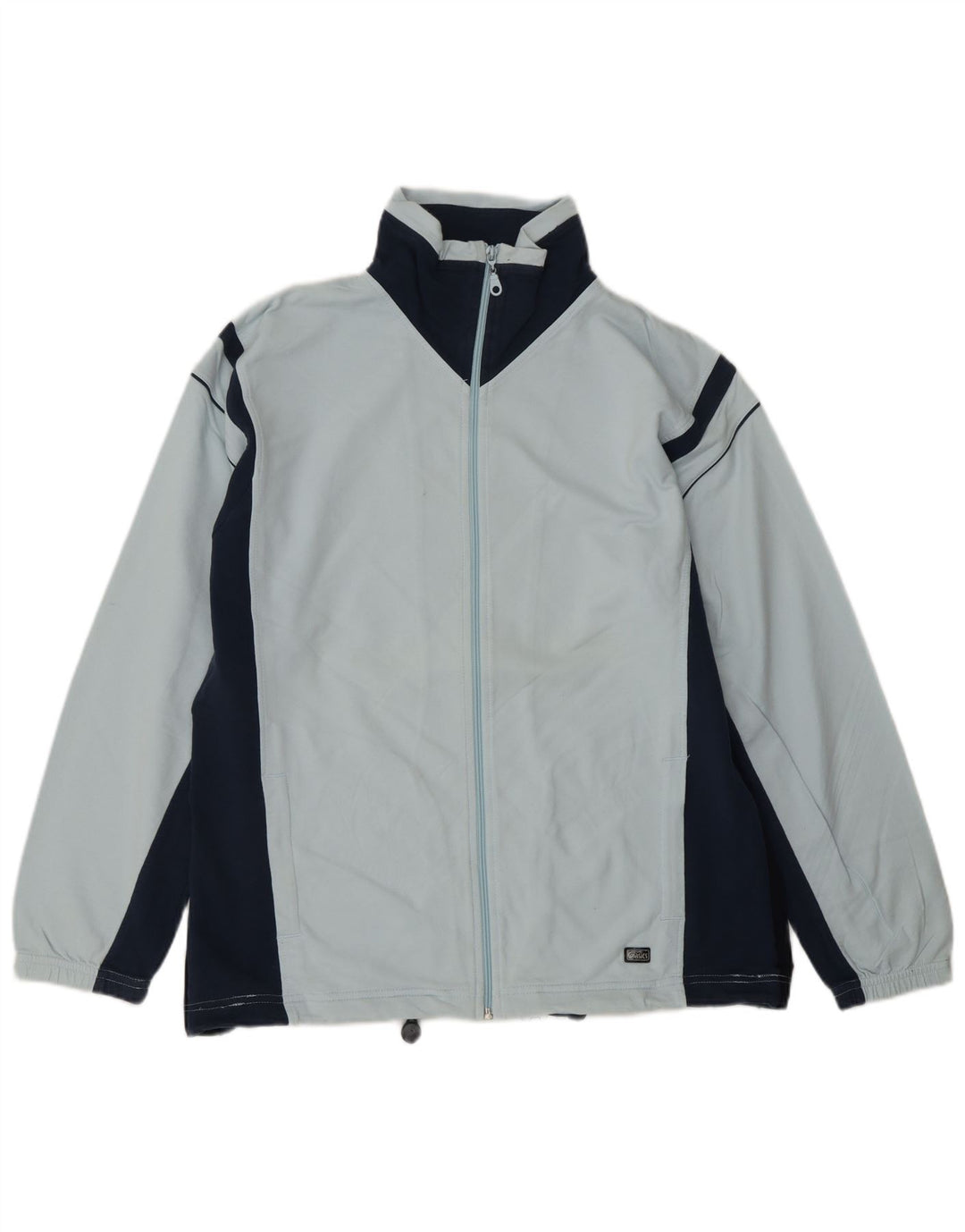 Ανδρική αθλητική φόρμα ASICS Μπουφάν μεσαίου μπλε χρώματος