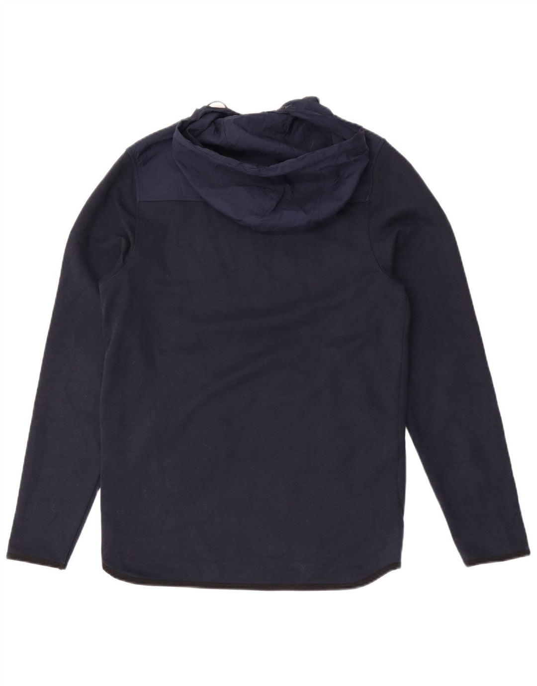 Jack & Jones Ανδρικό μπλουζάκι με κουκούλα με φερμουάρ Μικρό μπλε ναυτικό πολυεστέρα