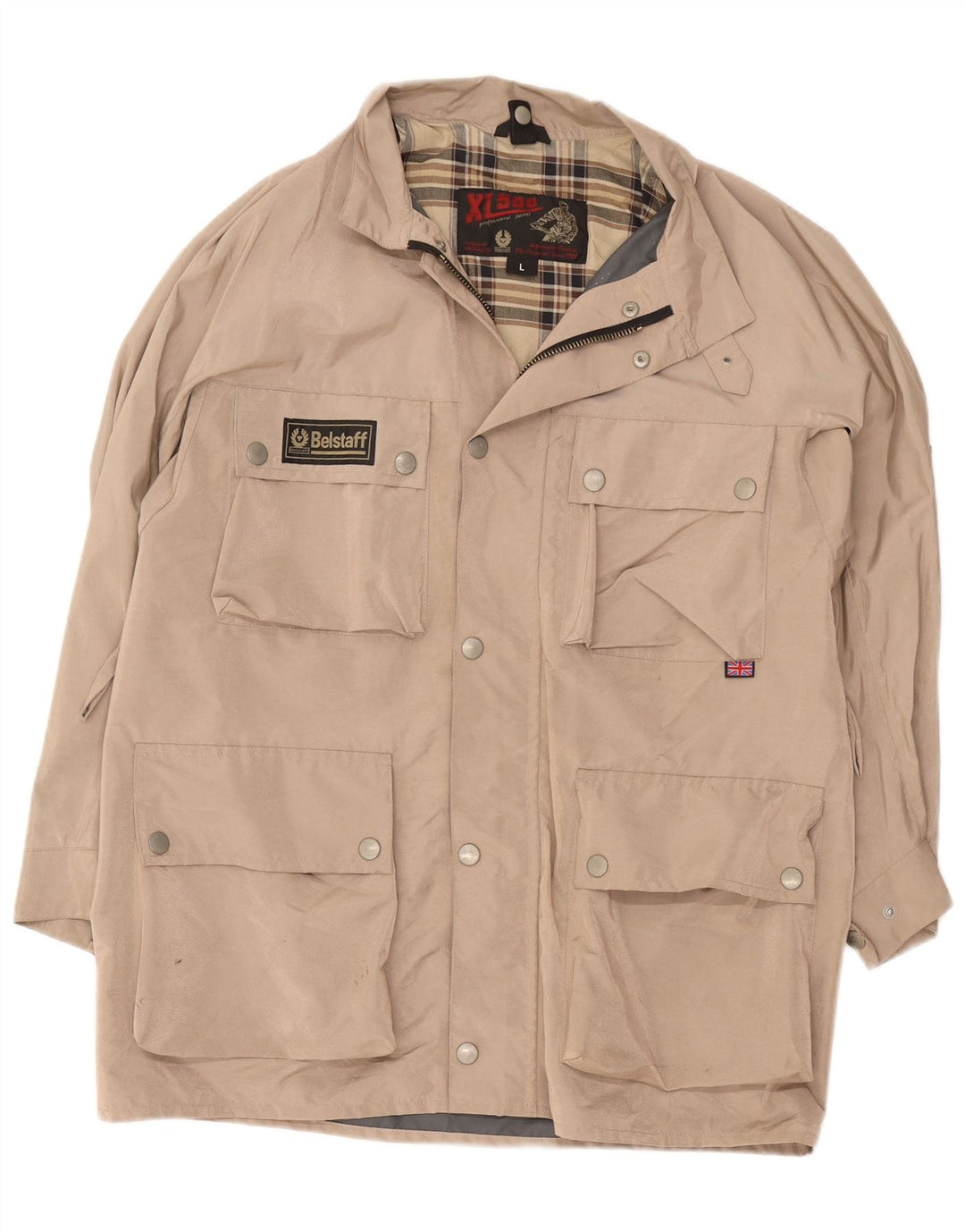 Belstaff Mens Utility Jacket UK 40 Large Beige
