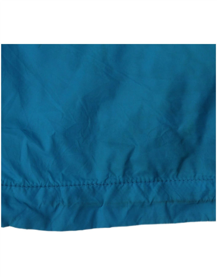 Jack & Jones Ανδρικό μπουφάν βροχής με κουκούλα UK 36 Small Blue Nylon