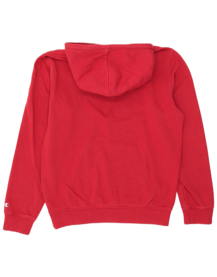 Ανδρικό Champion Graphic Hoodie Jumper Μεσαίο κόκκινο βαμβακερό