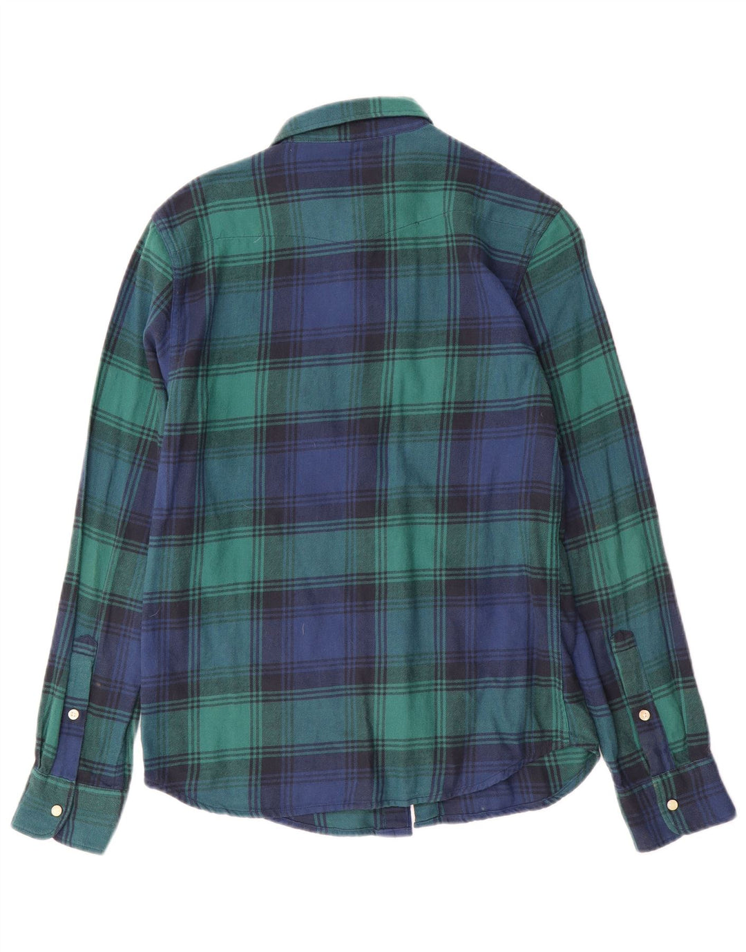 Ανδρικό πουκάμισο Lee Flannel Μικρό πράσινο καρό βαμβακερό