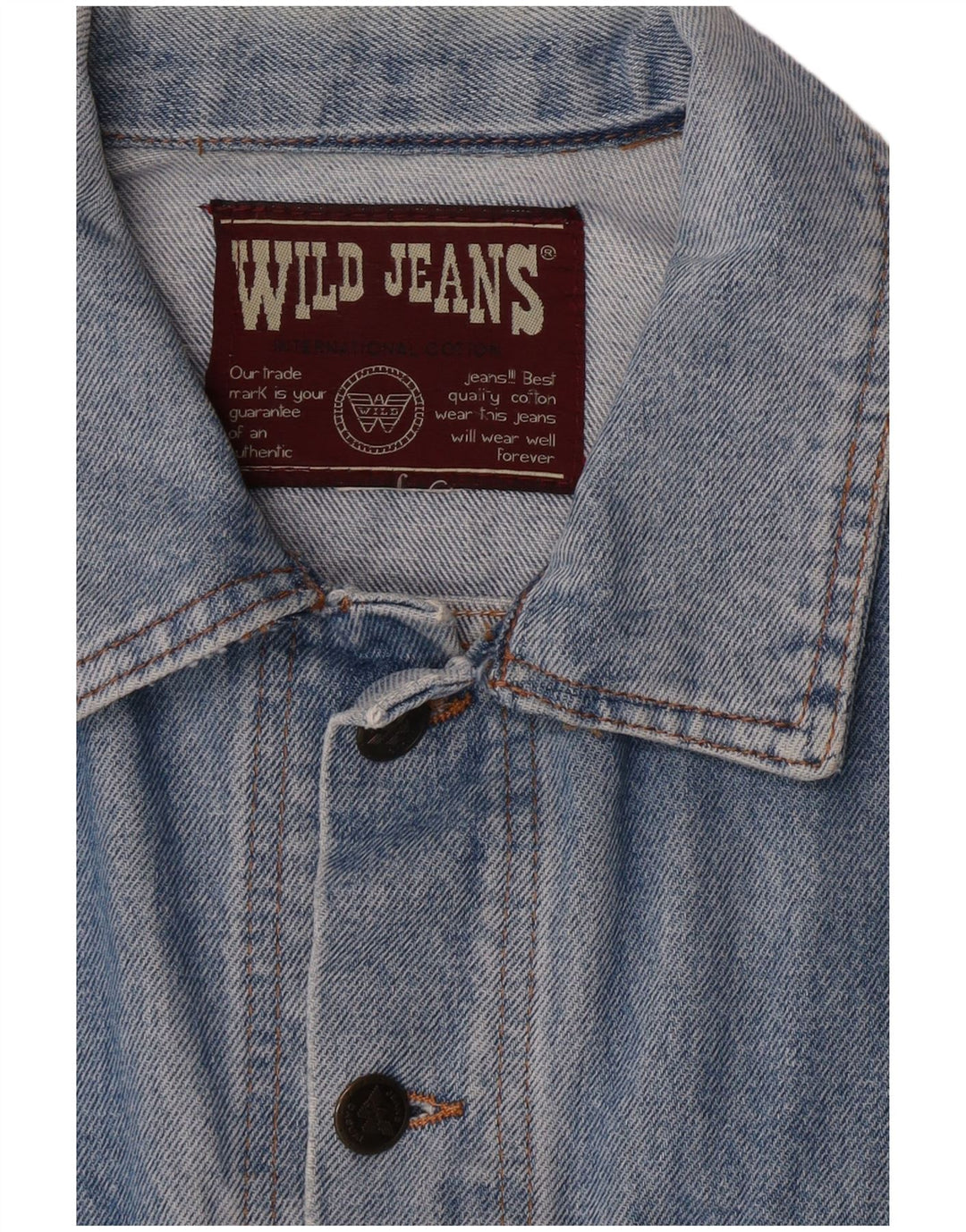 Ανδρικό τζιν μπουφάν Wild Jeans UK 38 Medium Blue
