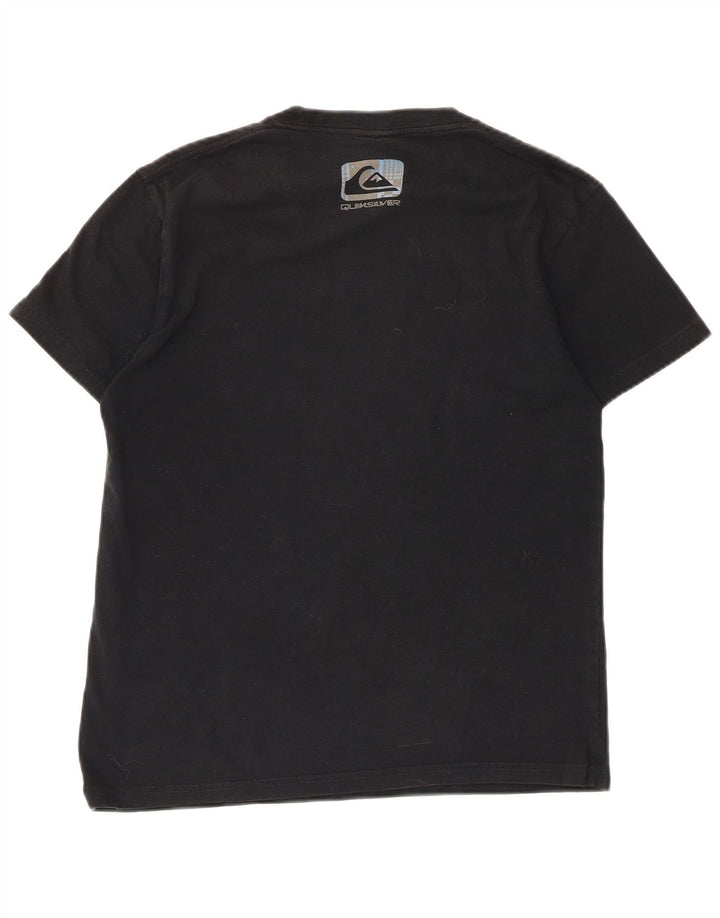 Ανδρικό γραφικό μπλουζάκι Quiksilver Top Small Black