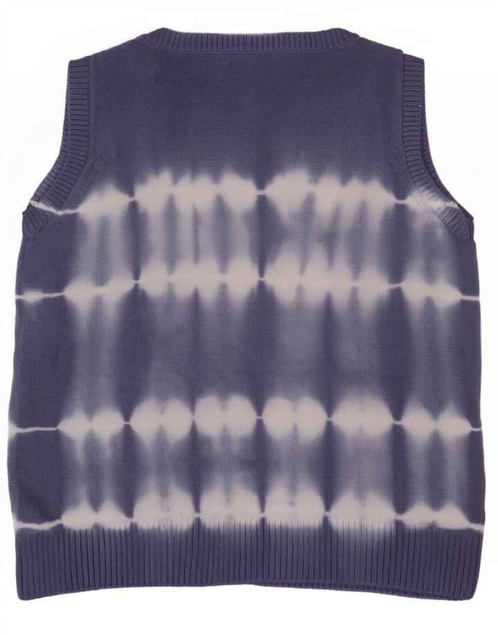 White Stuff Γυναικείο γιλέκο Tank Top UK 10 Small Blue Tie Dye Cotton