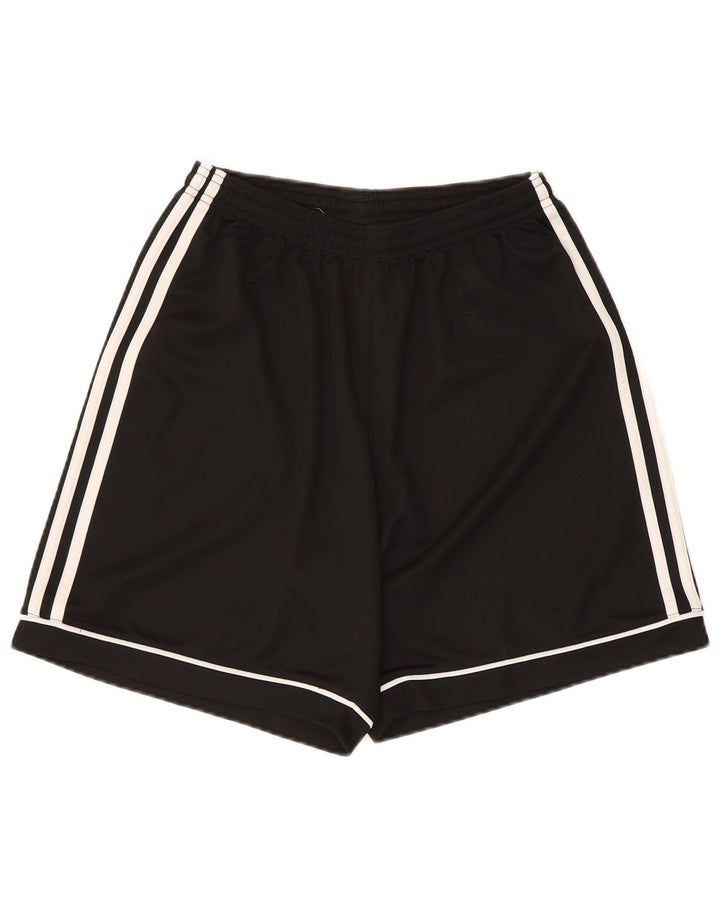 Ανδρικό σορτς Adidas Climalite από μεσαίο μαύρο πολυεστέρα