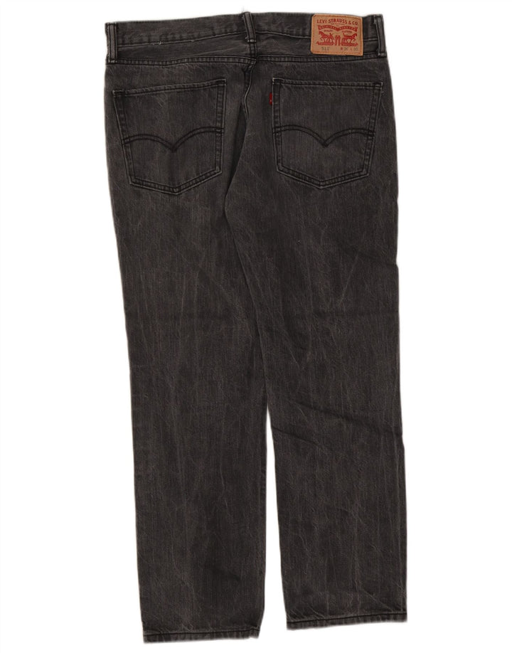 Levi's Mens 511 Slim Jeans W36 L28 Γκρι βαμβακερό