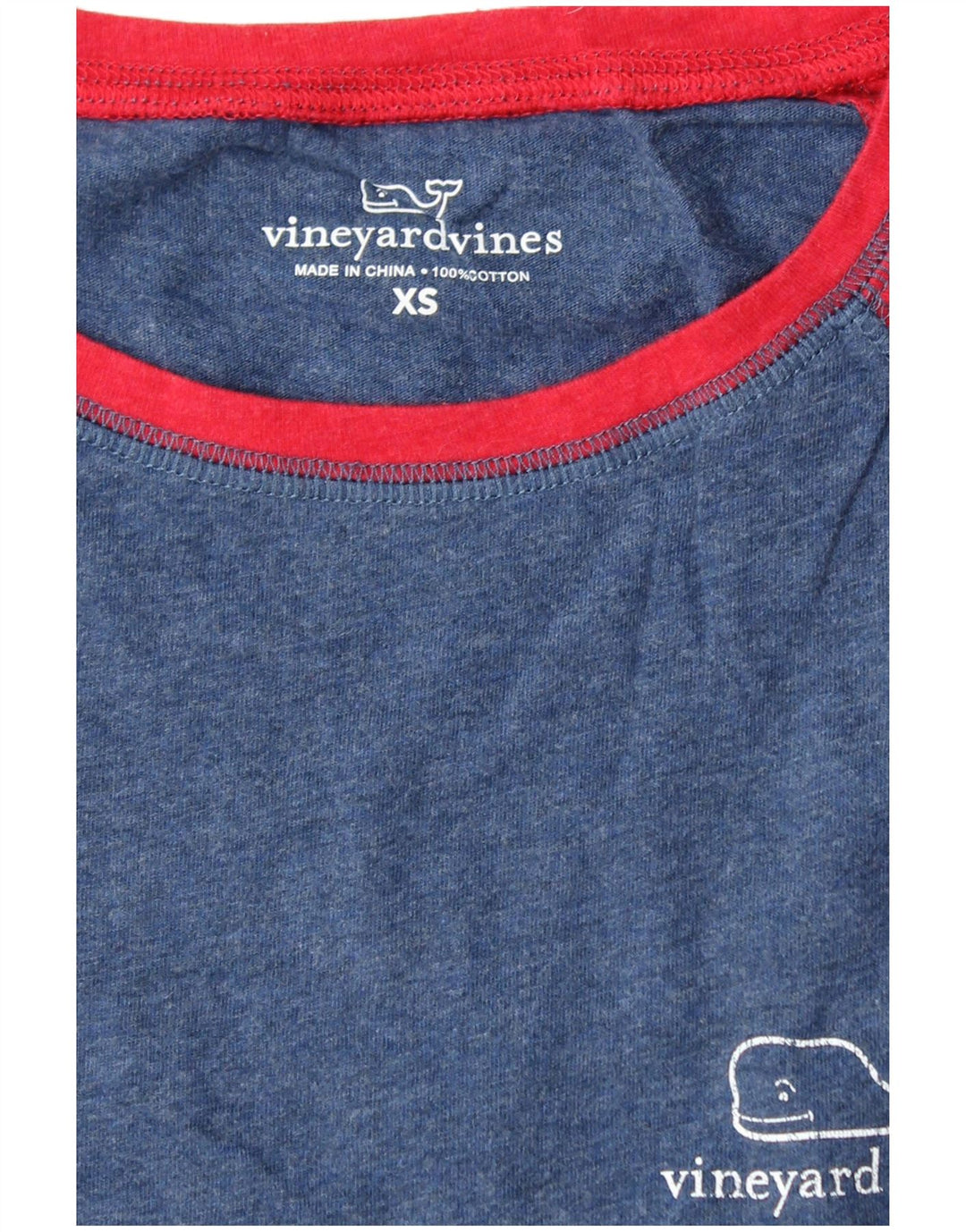 VINEYARD VINES Γυναικείο τοπ μακρυμάνικο UK 6 XS μπλε χρώματος