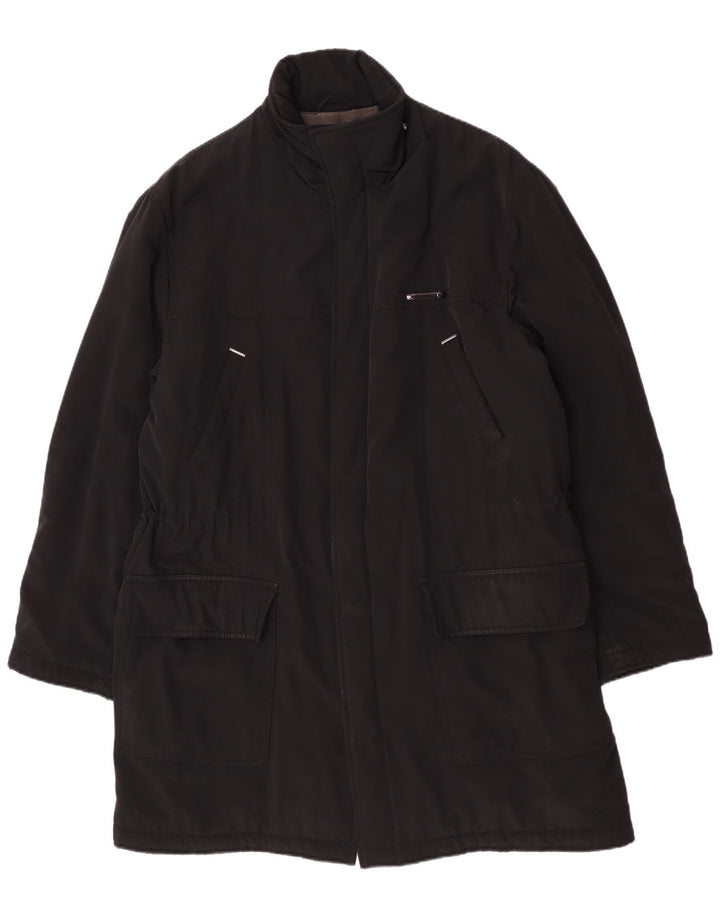Ανδρικό πανωφόρι Piero Guidi UK 42 XL Μαύρο Πολυεστέρας